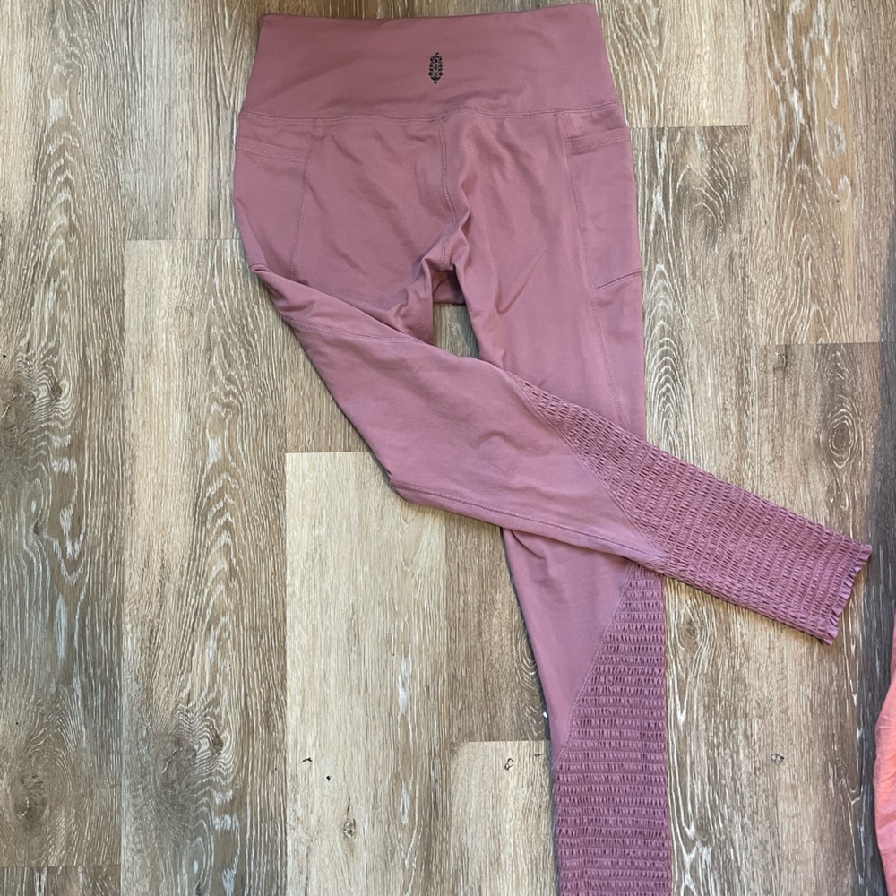 Free people dusty rose leggings